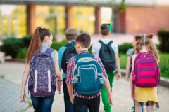 group-kids-going-school-together